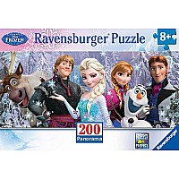 Disney's Frozen Friends (200 pc Panoramic) Ravensburger