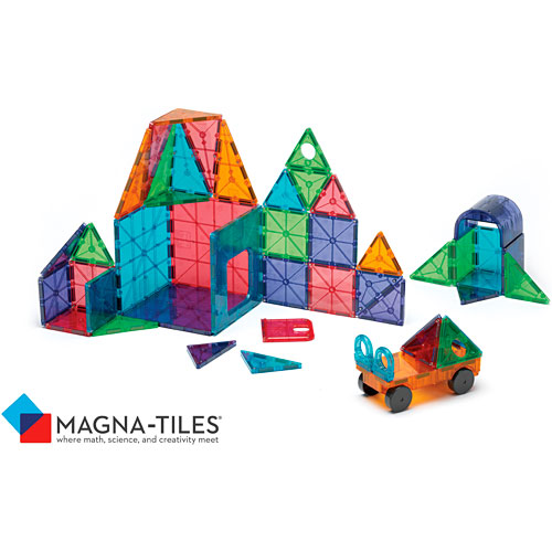 MagnaTiles™ Clear Colors 48 Piece DX Set - Mr. Mopps' Toy Shop