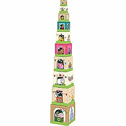 On the Farm Stacking Cube