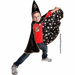 Great Pretenders Reversible Wizard Cape with Hat