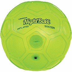 NightBall Green Inflatable Soccer Ball