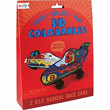 3D Colorable Radical Race Cars