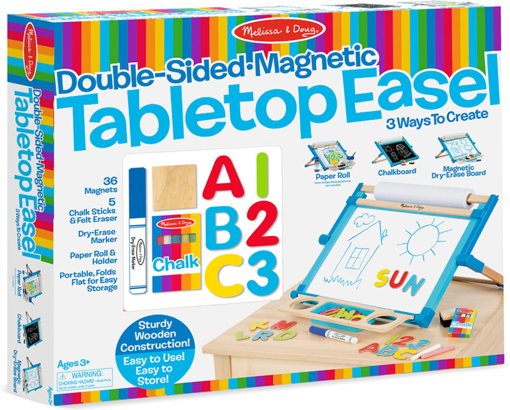 melissa and doug double sided tabletop easel