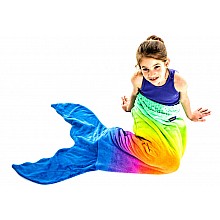 Rainbow Mermaid Blankie Tail