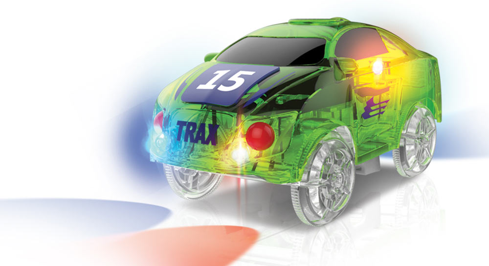 Racetrack Twister Tracks Racing Car Neon Glow  Race Series 221 Mindscope 