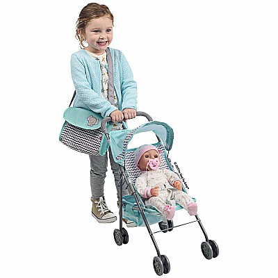 Adora Zig-Zag Medium Umbrella Doll Stroller