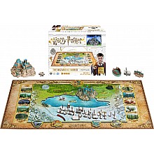 Harry Potter 4D Puzzle - 800 Piece: The Wizarding World