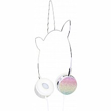American Jewel Unicorn Headphones - Glitter Rainbow