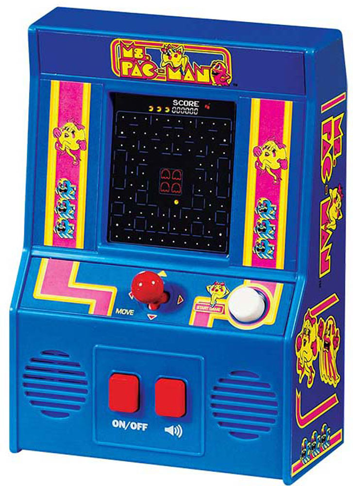 Retro Mini Arcade Game Ms Pacman Fun Stuff Toys