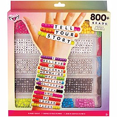 Tell Your Story Alphabet Bead Case