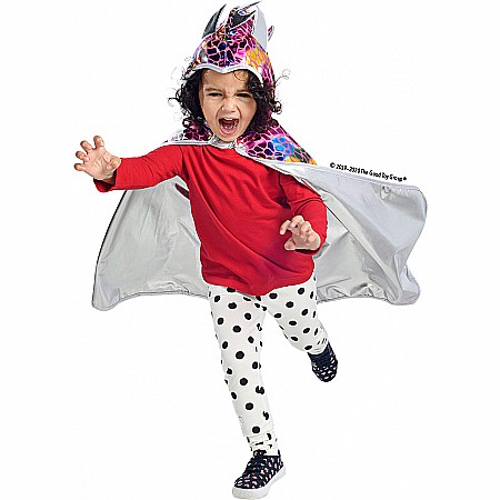 Great Pretenders Reversible Knight Dragon Cape Size 5-6