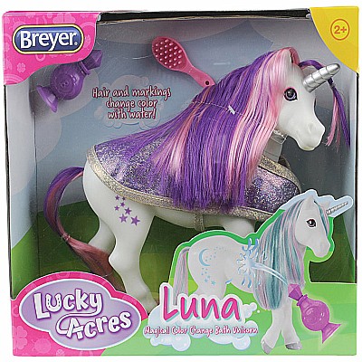 Breyer Luna Magical Color Change Bath Unicorn
