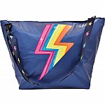 Navy Lightning Weekender Bag
