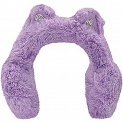 Ear Muffs - Purple Furry Cat