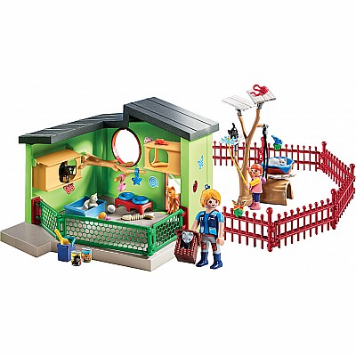 playmobil cat hotel