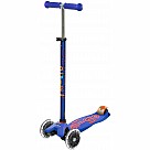 LED Wheels Micro Maxi Deluxe Scooter, Blue