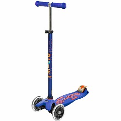 LED Wheels Micro Maxi Deluxe Scooter, Blue