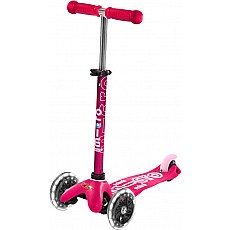 Mini Pink LED Micro Deluxe Scooter