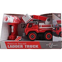 Power Driver Rescue Squad Ladder Truck