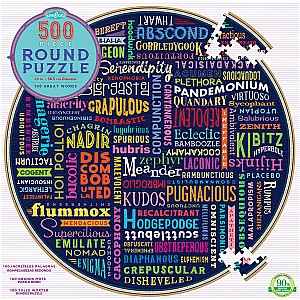 100 Great Words 500pc Round