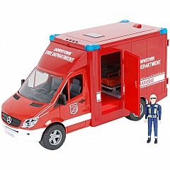 Bruder MB Sprinter Fire Department Paramedic with Driver and Accessories
