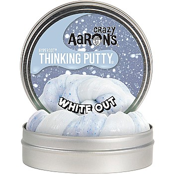 Crazy Aaron's Hyperdot Thinking Putty White Out