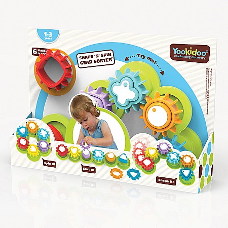 Yookidoo Shape 'N' Spin Gear Sorter