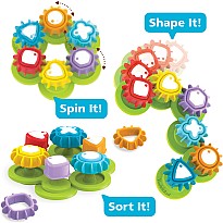 Yookidoo Shape 'N' Spin Gear Sorter