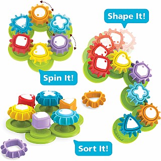 Yookidoo Shape 'N' Spin Gear Sorter