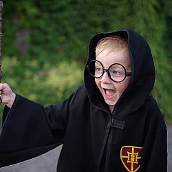 Wizard Cloak and Glasses (Size 7-8)