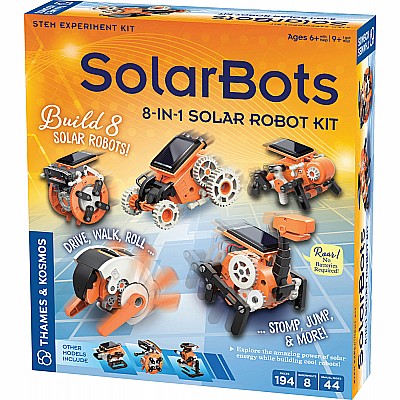 SolarBots: 8-in-1 Solar Robot Kit