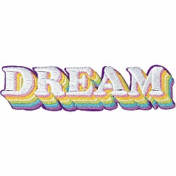 Dream Embroidered Sticker Patch