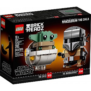 LEGO Star Wars BRICK HEADS - The Mandalorian & the Child