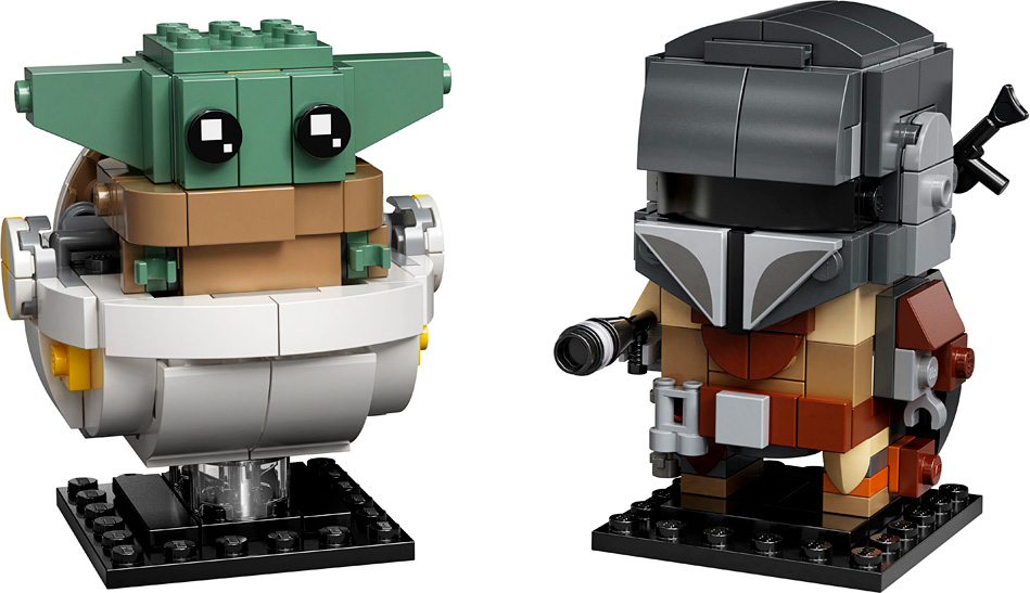 LEGO Star Wars BRICK HEADS - The Mandalorian & the Child