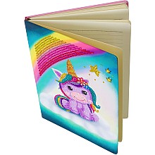 D.I.Y Crystal Art Notebook Kit - Unicorn Smile
