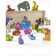 Animal Parade A to Z Puzzle & Playset