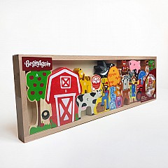 Farm A to Z Puzzle & Playset