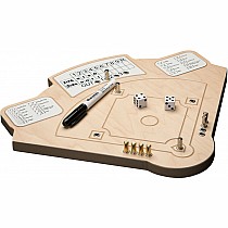 Across the Board Wooden Tabletop Baseball Game