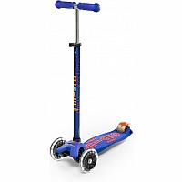 Micro MAXI Deluxe LED Blue Scooter