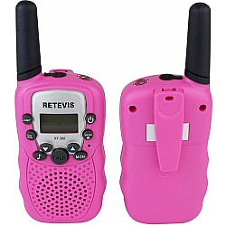 Retevis RT388 Walkie Talkies with Flashlight - Pink