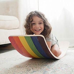 Rainbow Wobble Board - Regular size