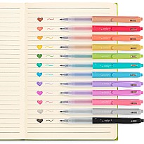 Oh My Glitter! Retractable Glitter Gel Pens - Set of 12