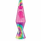 Lava Lamp - Tie Dye Pink Spiral - Pickup Only