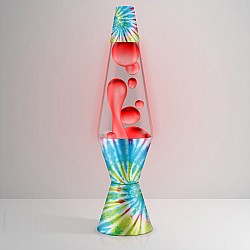 Lava Lamp - Pinwheel Tie Dye - Red - Pickup Only