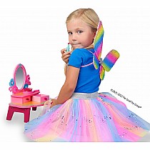 Rainbow Sequins Skirt, Wings and Wand Dress up set