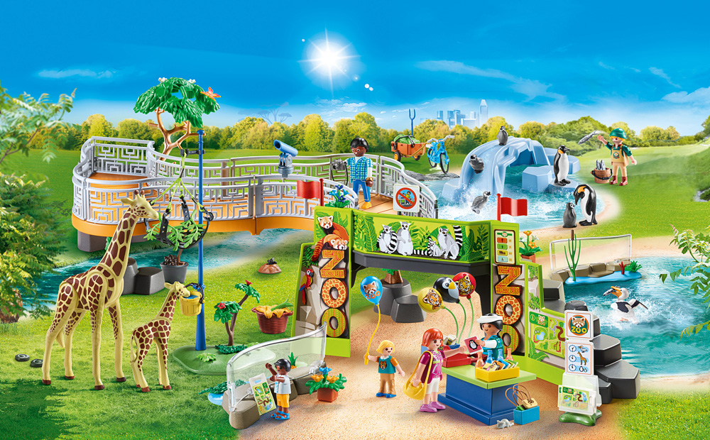 Large City Zoo Playmobil