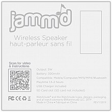 Jamm'd Wireless Speaker - Deep Space