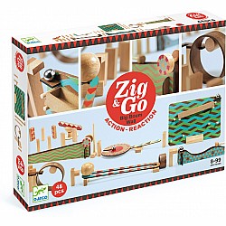 Zig & Go - Ultimate Domino 48 Piece Race Set