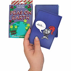 Peas on Earth Holiday Rebus Game Cards