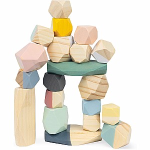 Sweet Cocoon Wooden Stacking Stones